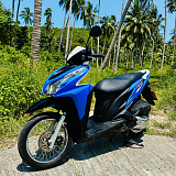 Honda Click 125 Blue&White