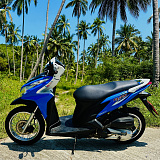 Honda Click 125 Blue&White