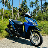 Honda Click 125 Blue&White