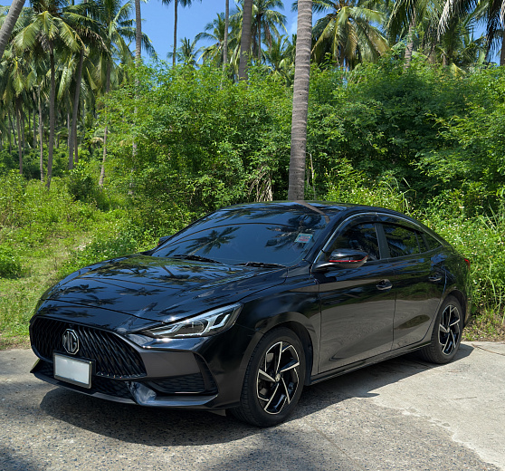 Rental MG 5 Black 2023 Koh Samui