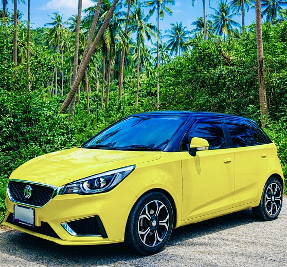 Rental MG 3 Yellow Koh Samui