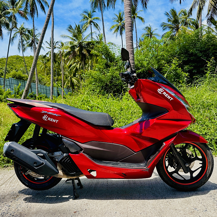 Rent Honda PCX 160 Red Samui Thailand | HL Rent