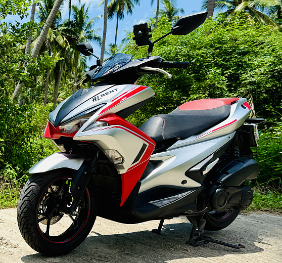 Rental Yamaha Aerox Gray Koh Samui