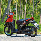 Honda Click 125 Black&Red