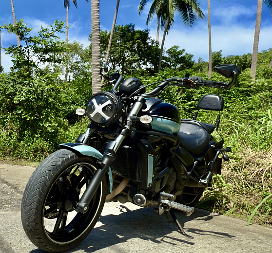Rental Kawasaki Vulcan Black&Blue Koh Samui