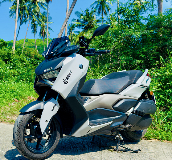 Rental Yamaha Xmax 300 Grey Koh Samui