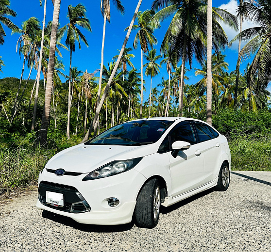 Rental Ford Fiesta White 2015 Koh Samui